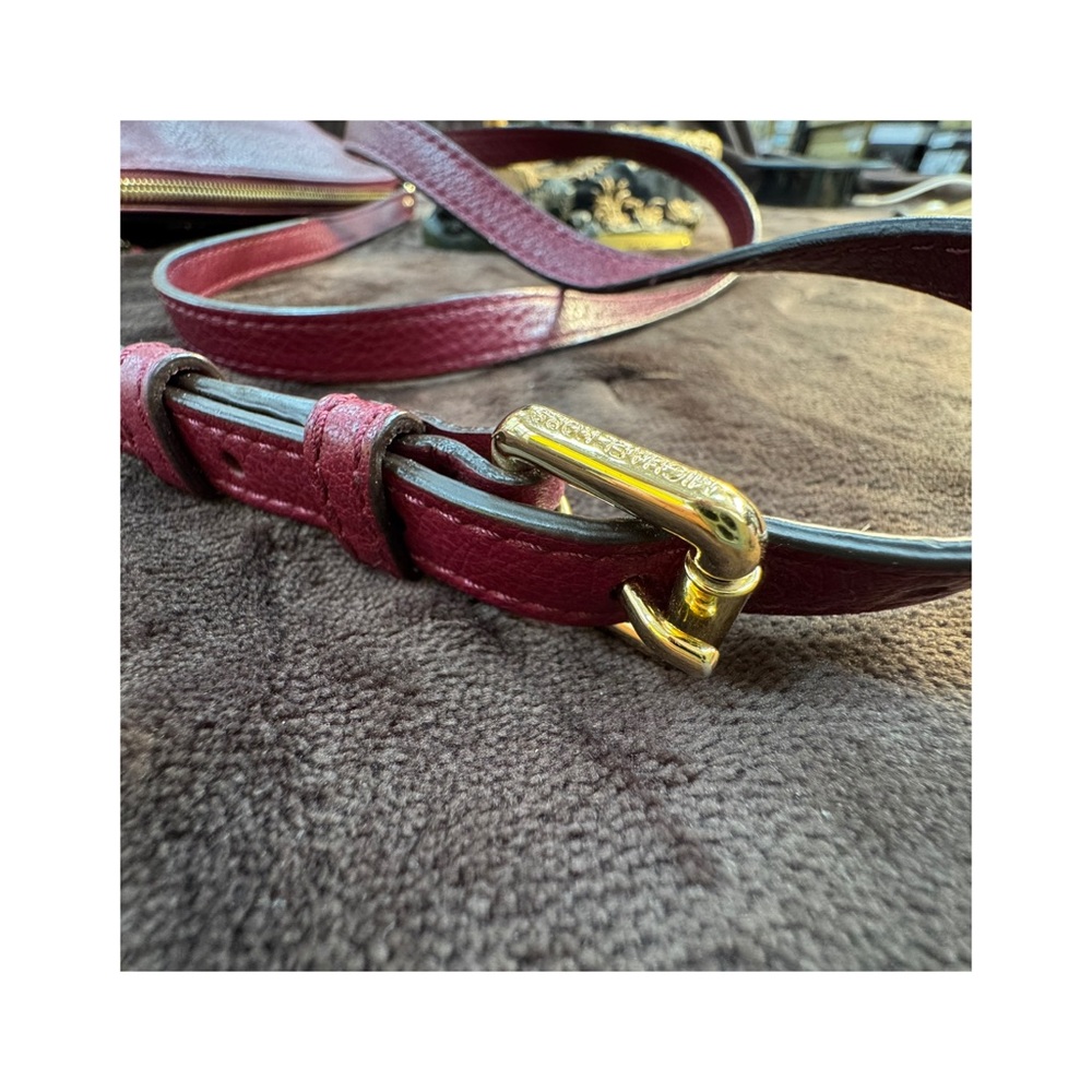 Michael Kors Burgundy Leather Crossbody Bag - Picture 7 of 9